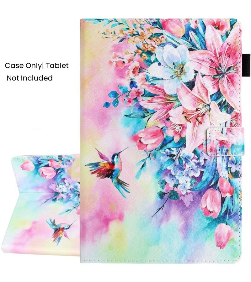 Protective Case For 10.1 Inch Tablets Black Butterfly - Image 1