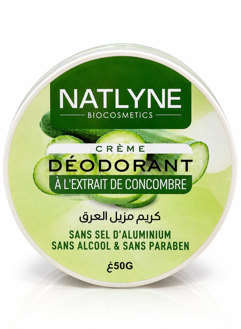 BiOCOSMETICS NATLYNE BIOCOSMETICS Natural Feel Deodorant Cream Natural Freshness & All-Day Confidence Aluminum Salt-Free, Alcohol-Free & Paraben-Free 50g - Image 5