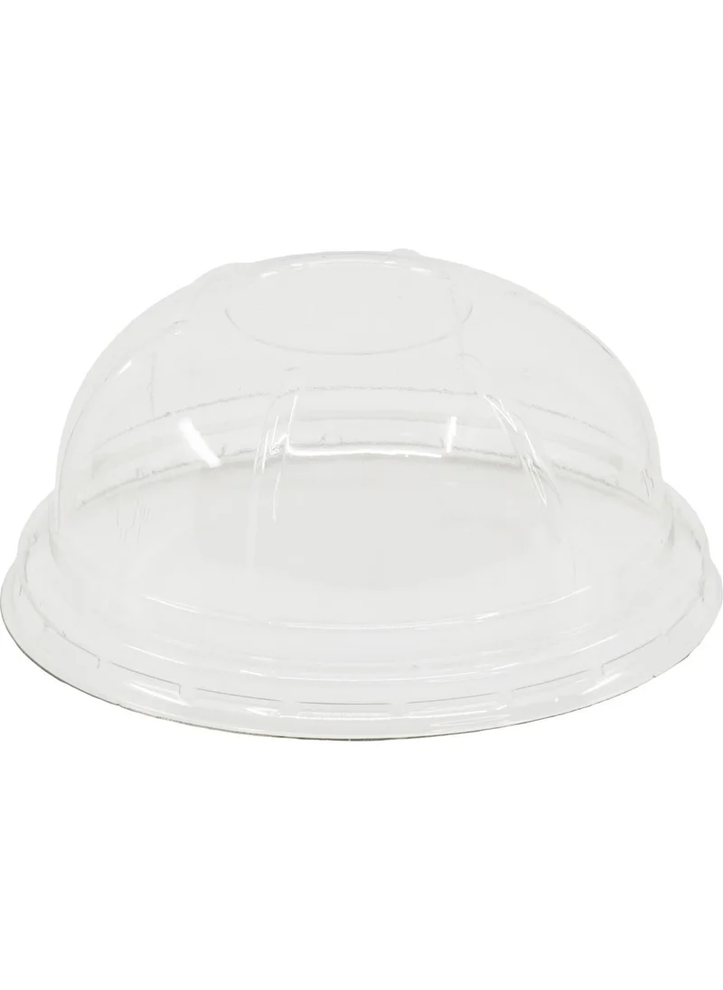 Ambalaj Pazarı Packaging Market Cardboard Ice Cream Bowl Curved Lid 230 cc - 100 Pieces