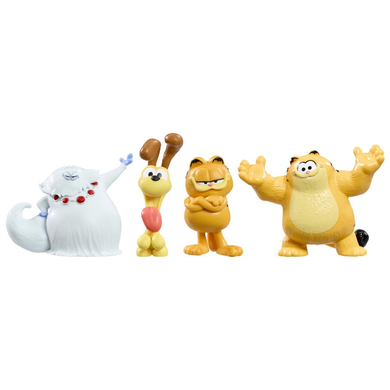 Animagic Goliath Garfield Figurine 4-Pack Garfield, Odie, Vic & Jinx - Image 2