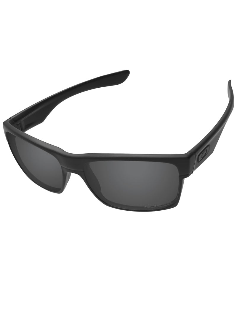 PapaViva Replacement Lenses & Screwdriver for Oakley TwoFace OO9189 Sunglass Solid Black Polarized - Image 3