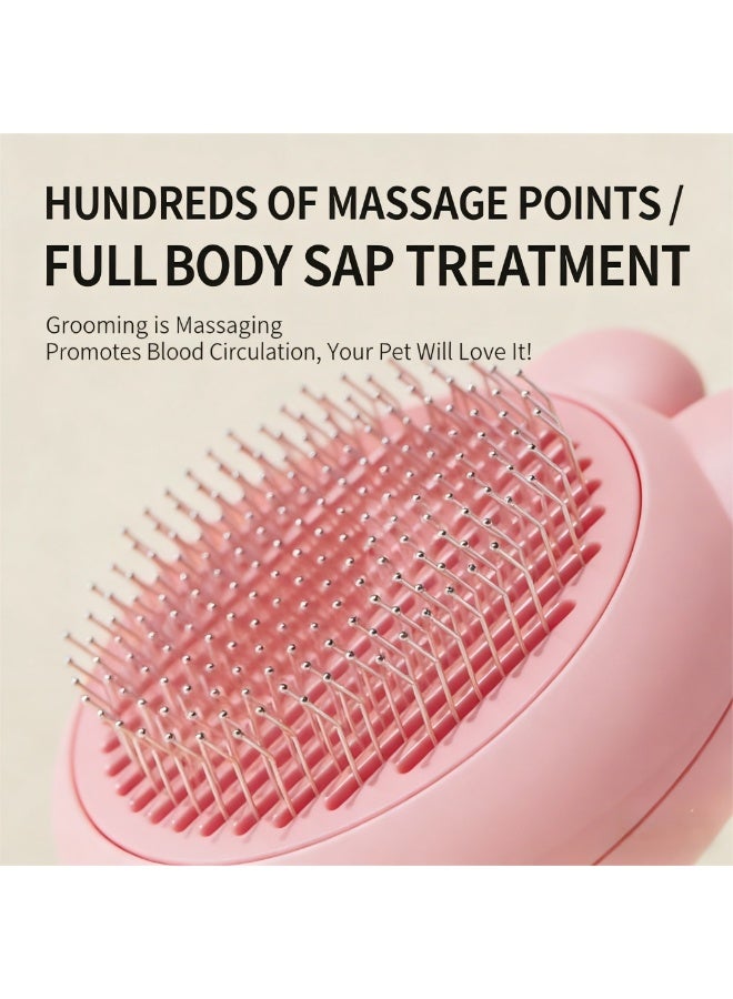 إيبت فرشاة تنظيف ذاتية للقطط والكلاب الصغيرة - لون وردي - Image 3