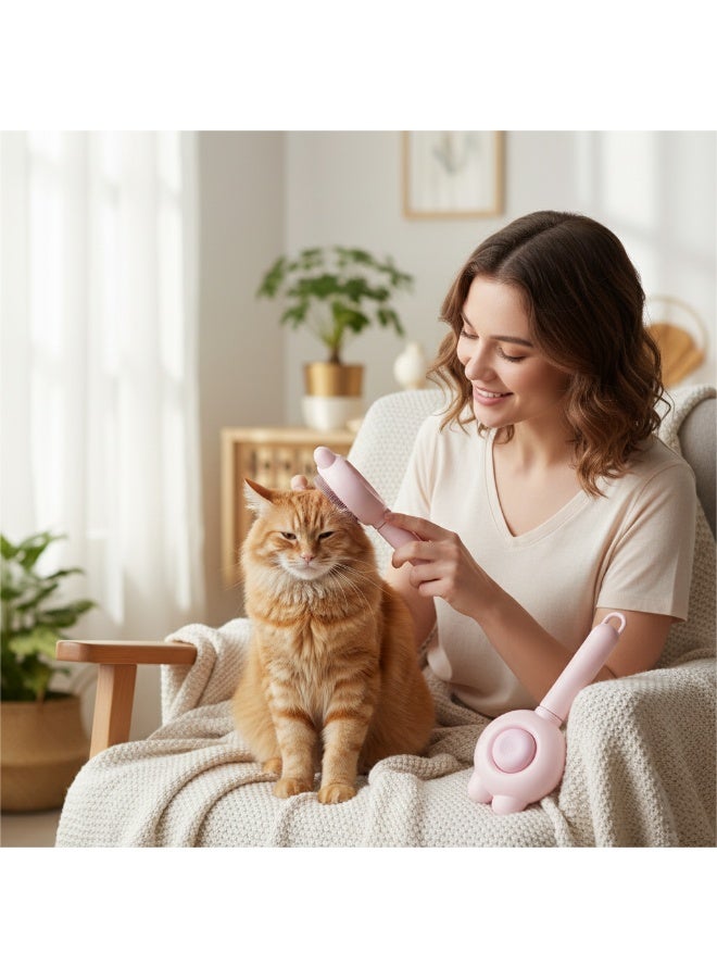 إيبت فرشاة تنظيف ذاتية للقطط والكلاب الصغيرة - لون وردي - Image 5