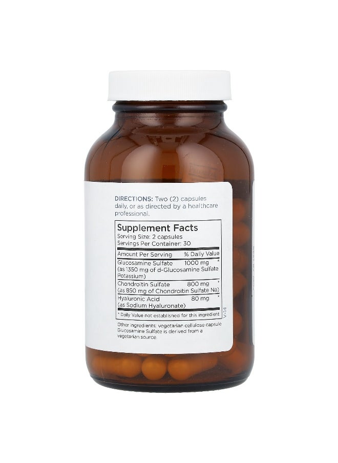 Metabolic Maintenance - Metabolic Maintenance, Glucosamine Chondroitin with Hyaluronic Acid, 60 Capsules - Image 1