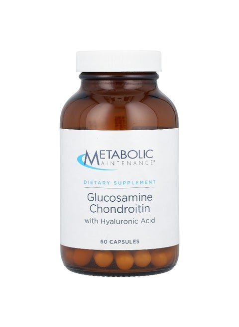 Metabolic Maintenance, Glucosamine Chondroitin with Hyaluronic Acid, 60 Capsules