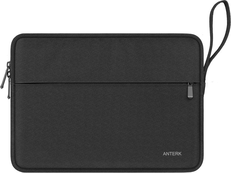 ANTERK Laptop Sleeve 14 Inch, Water Resistant Traveling Computer Cover with Handle, Shockproof Protective Carrying Laptop Case Compatible for 14 Inch MacBook Air/Pro, HP, Dell, Asus, Lenovo, Black - Image 1