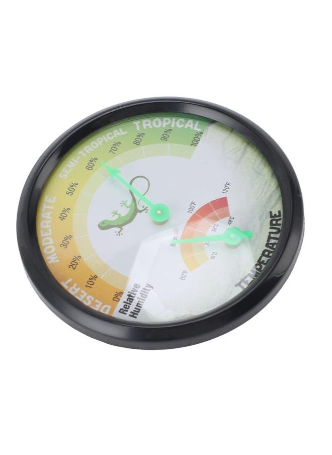 Thermometer Hygrometer Dial High Precise Pointer Type Mechanical Temperature and Humidity Gauge for Reptile Pet