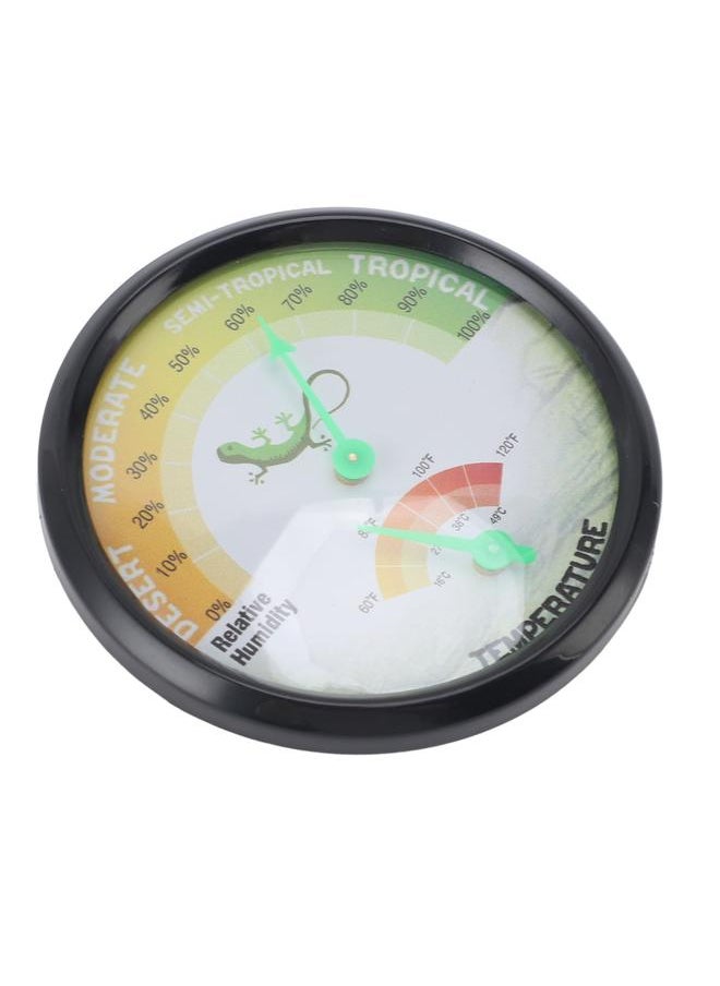 Thermometer Hygrometer Dial High Precise Pointer Type Mechanical Temperature and Humidity Gauge for Reptile Pet