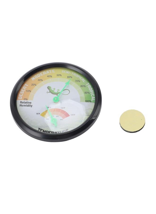 Thermometer Hygrometer Dial High Precise Pointer Type Mechanical Temperature and Humidity Gauge for Reptile Pet