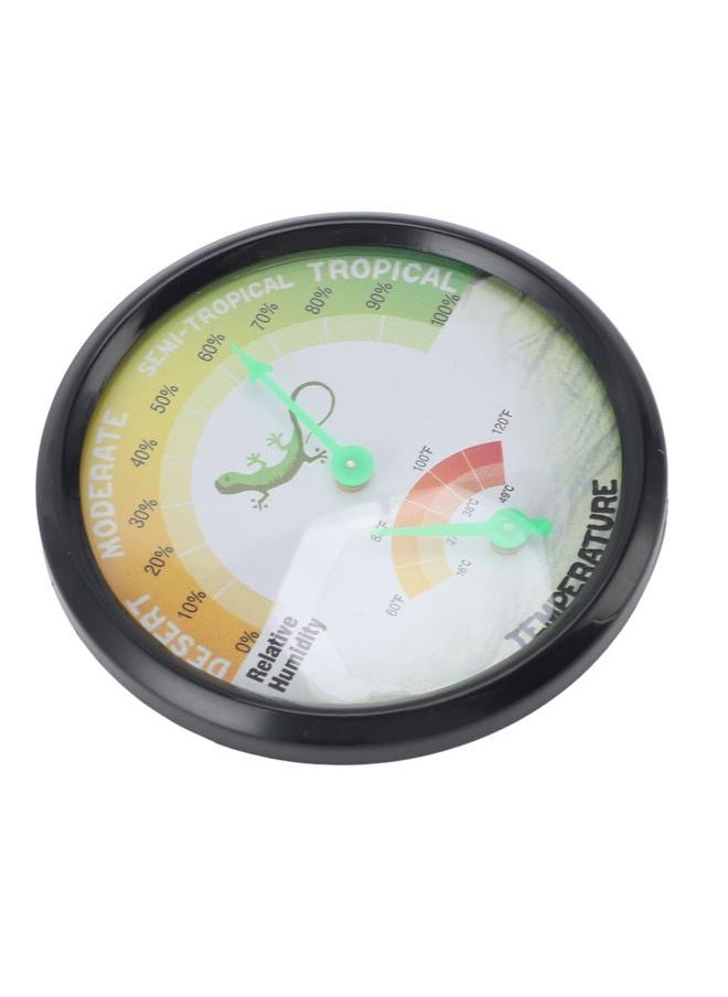 Thermometer Hygrometer Dial High Precise Pointer Type Mechanical Temperature and Humidity Gauge for Reptile Pet