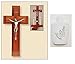 DIRECT FROM LOURDES Sick Call Set - Wood Crucifix and Bottle of Lourdes Holy Water - Image 2