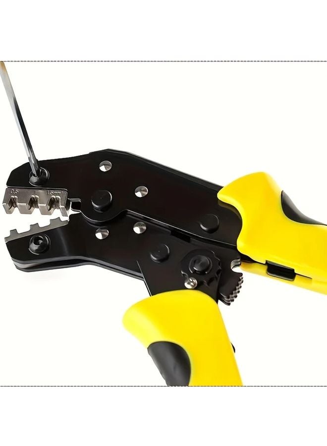 Heavy Duty Ratchet Terminal Crimping Pliers 2 8mm to 6 3mm Carbon Steel Wire Crimper Tool - Image 5