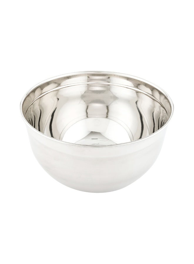 Restaurantware Met Lux 9 Quart Metal Mixing Bowls, 1 German Deep Flour Bowl - Corrosion-Resistant, Dishwasher-Safe, Stainless Steel Metal Prep Bowl, Durable, For Baking And Cooking - Image 1