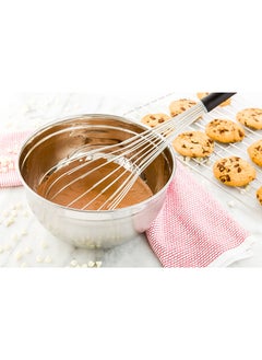 Restaurantware Restaurantware-Met Lux 9 Quart Metal Mixing Bowls, 1 German Deep Flour Bowl - Corrosion-Resistant, Dishwasher-Safe, Stainless Steel Metal Prep Bowl, Durable, For Baking And Cooking  - Image 3