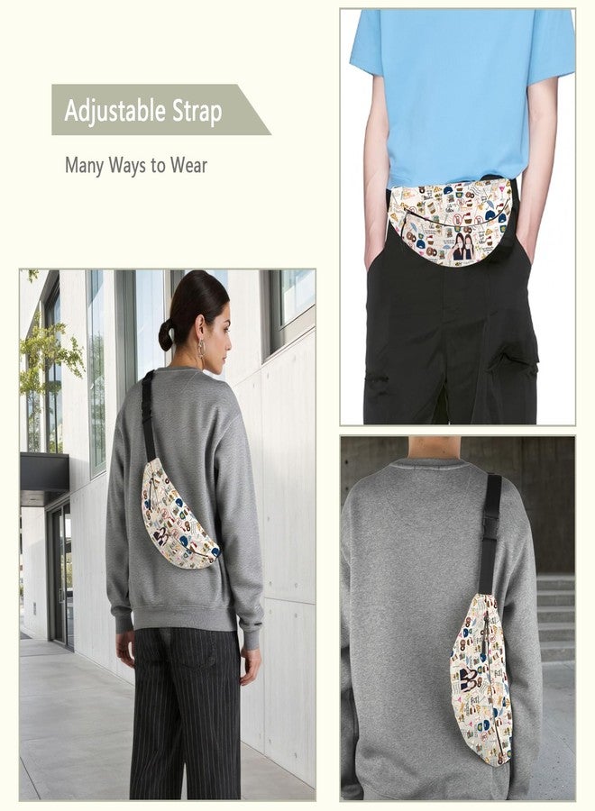 MEIKIUP TV Show Inspired Crossbody Bag Dragonfly Inn Shoulder Bag Lorelei Rory Fans Messenger Bag for Daughter (Gmore WB) - Image 3