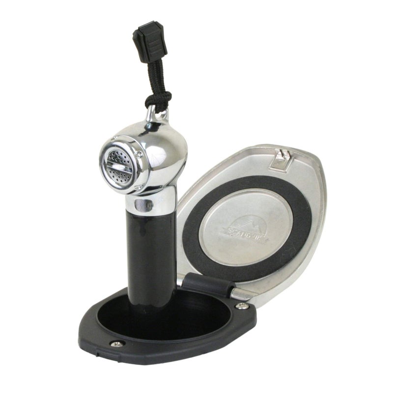 Boating Accessories Scandvik Black & SS Recessed Transom Shower Handle/Hose - Vertical/Horizontal Mount - 6' Hose - Image 5