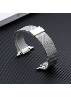 Stainless Steel Magnetic Clasp Bracelet for iWatch Milanese Band Silver