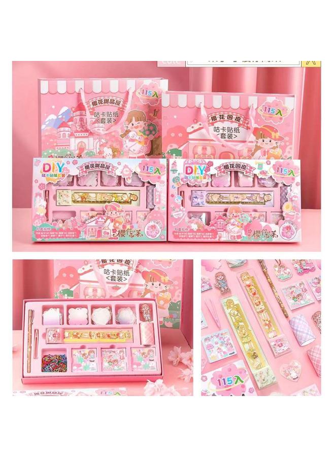 Bluejw Lac Diy Cream Glue Small Disc Sticker Suit Girl Children's Toy Goo-ka Plate Full Set Of Hand Account Kit - Image 1