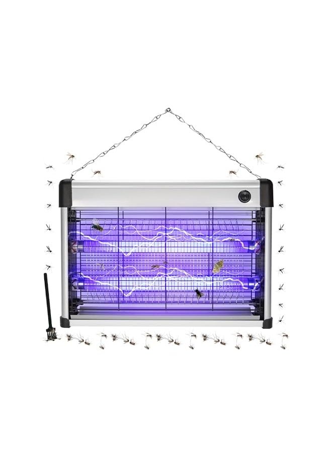 Necomi - Bug Zapper Mosquito Killer With Protective Grid Necomi Powerful 20W Uv Led Lamps Mosquito Zapper Plug In Hanging Insect Trap For Mosquito Moth Fly Insect - Image 1