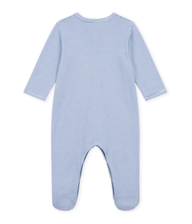 بيتي باتو Babies' Pinstriped Cotton Pyjama Suit