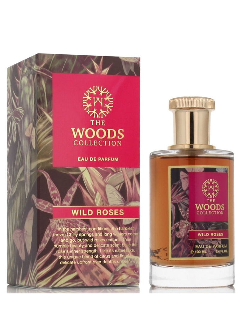 THE WOODS COLLECTION Wild Roses Unisex Eau De Parfum 100ml  - Image 1