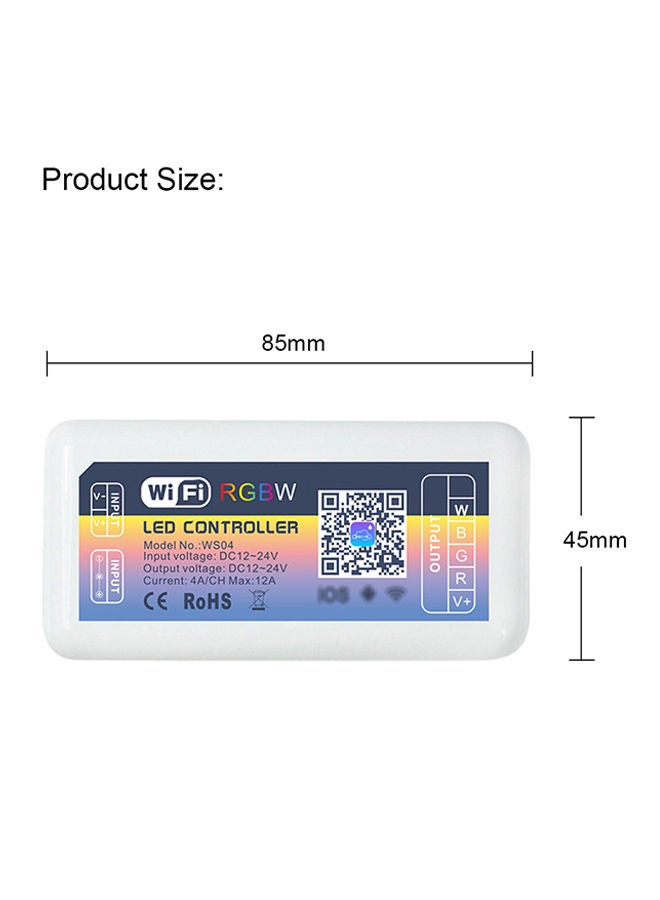 NIBEMINENT Mini WIFI Light Emitting Diode Controller Multicolour 0.075kg - Image 2