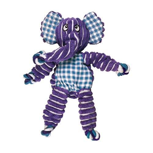 KONG Floppy Knots Knotted Rope Dog Toy Entices Play Tug Toy Satisfies Natural Instincts Dog Supplies with Floppy Design Minimal Stuffing Elephant for MediumLarge Dogs - Image 1