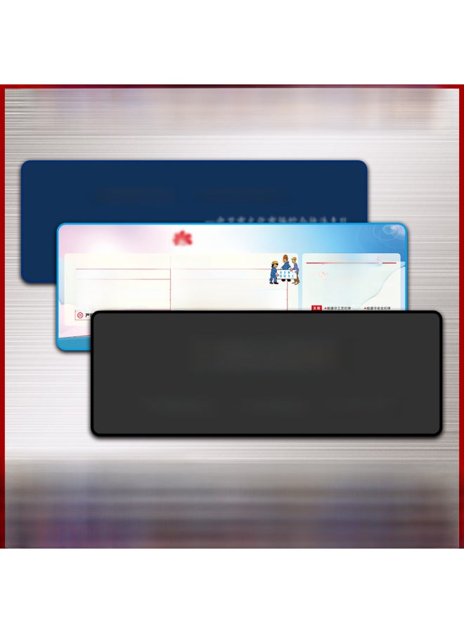 Monochrome Color Large Small Size Mouse Pad Picture Design Logo Oversized Office Game Mouse Pad Table Mat Thickened-Color:Color Thermal Transfer Printing-Pattern:300*800*2 - Image 3