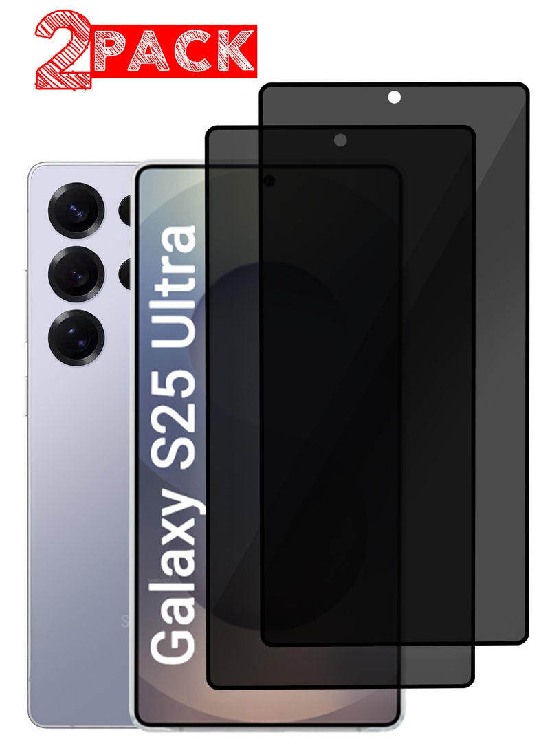 CATANES (for Samsung Galaxy S25 Ultra) 2Packs Privacy Screen Protector Anti-Bubble, Shock-Proof, High Durability - Image 1
