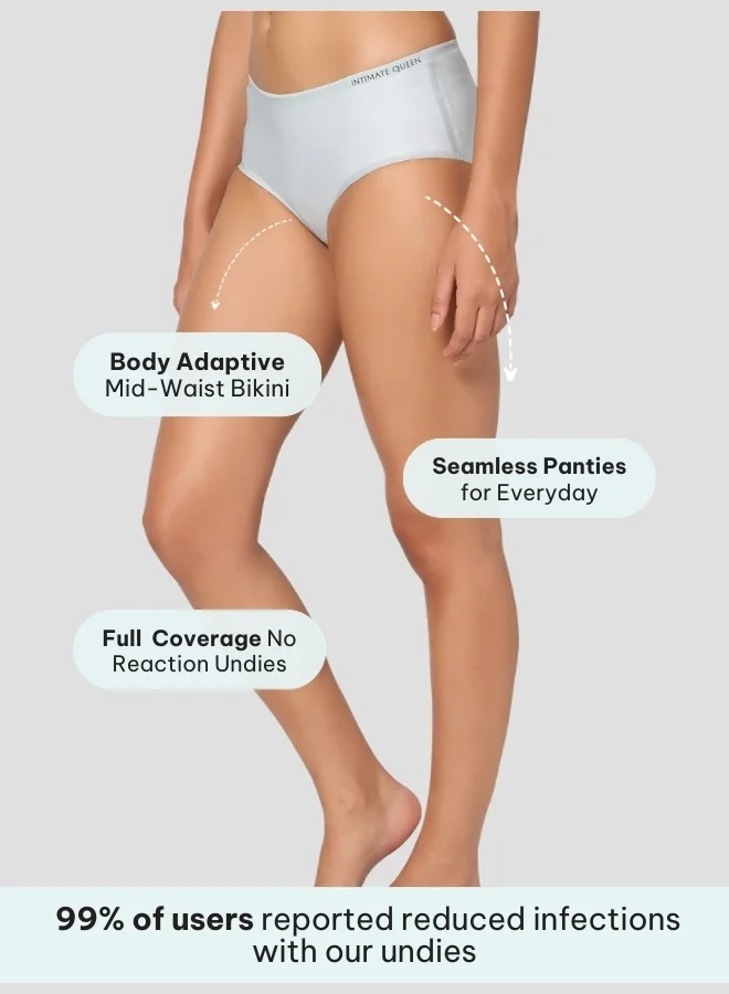 الملكة الحميمة سراويل ليمون باي الداخلية - ناعمة ومريحة، مصنوعة من قشر الليمون | تمتص العرق ومناسبة للبشرة الحساسة