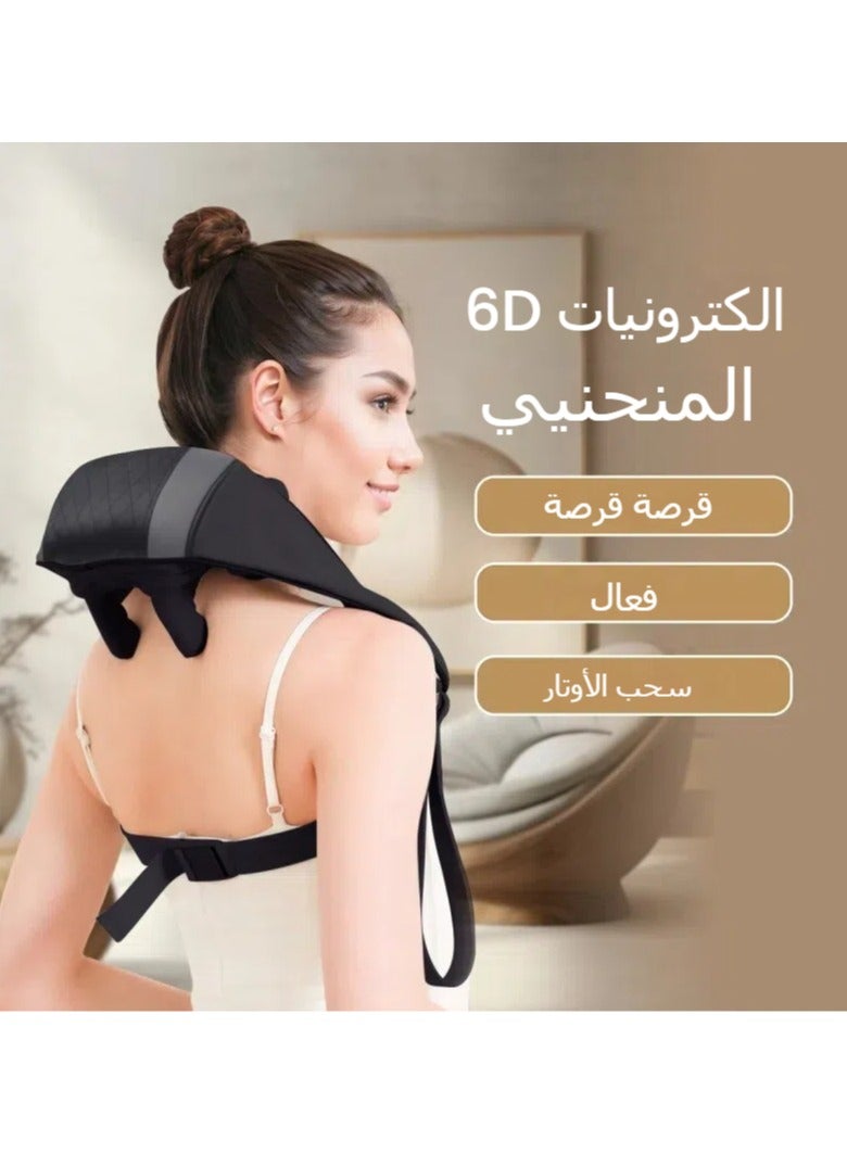 Loquat Cervical Massager Home Trapezius Cervical Massager Multi-functional Hot Compress Massage Shawl - Image 5