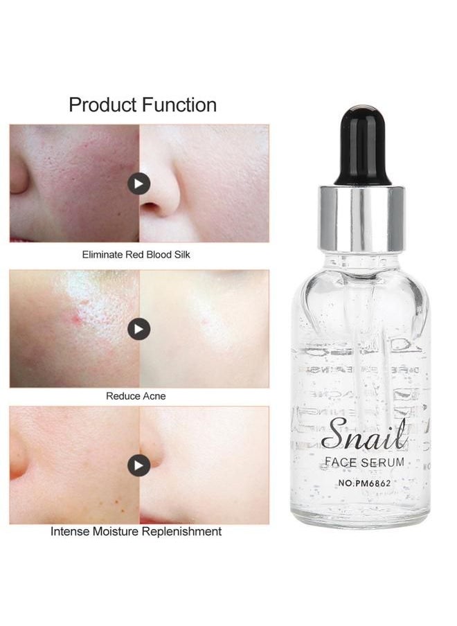 SNAIL - 30ml Moisturizing Snail Serum Snail Secretion Nourishing Skin Essence Face Anti aging Essence - Image 1