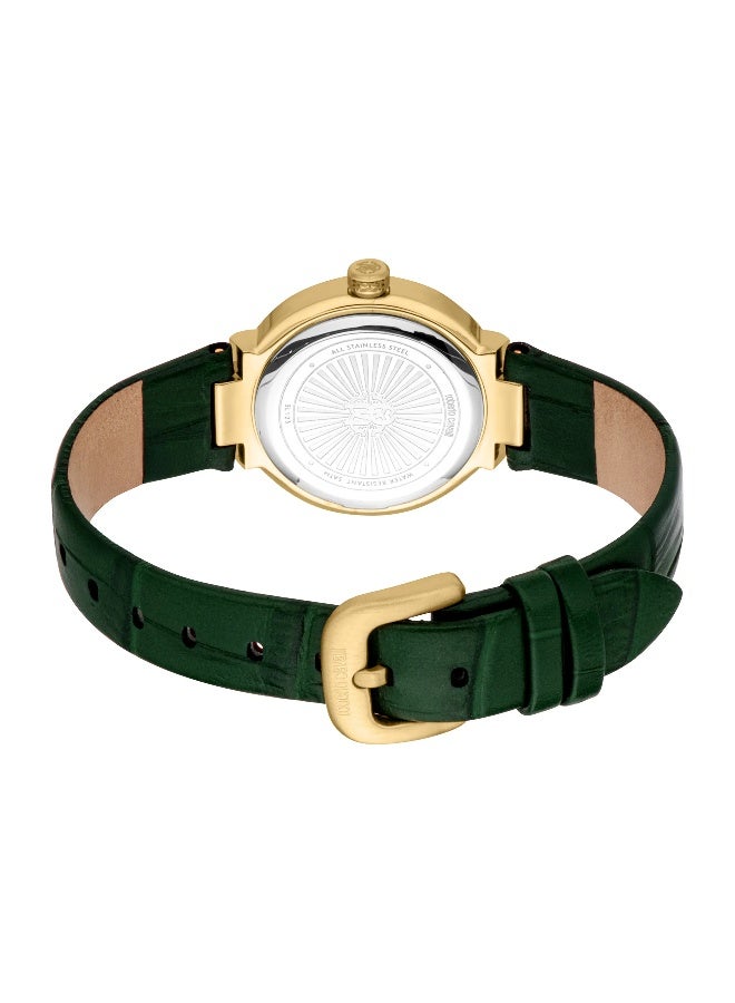 roberto cavalli روبرتو كافالي RC5L123L0025 - ساعة كوارتز جلدية نسائية 3 عقارب - Image 3