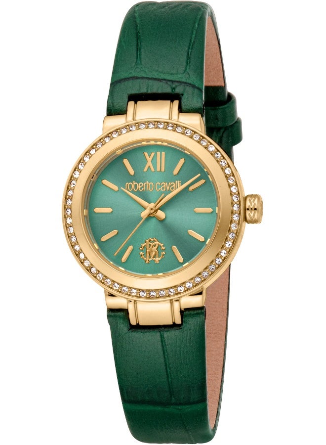 roberto cavalli روبرتو كافالي RC5L123L0025 - ساعة كوارتز جلدية نسائية 3 عقارب - Image 1