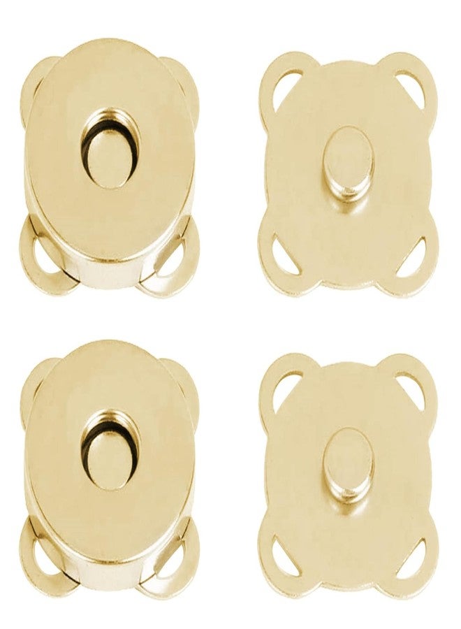 Tia أزرار مغناطيسية من تيا، مشابك، أزرار كبس، مثبتات للحقائب، والملابس، والأعمال اليدوية - (4، ذهبي (خياطة) - 20 مم) - Image 1