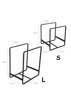 Excefore 2 Pack Dish Plate Organizer Rack Metal Storage Drying Large Drainer Non-Slip Rustproof Holder Stand for Cabinet Counter Cupboard  - Image 5