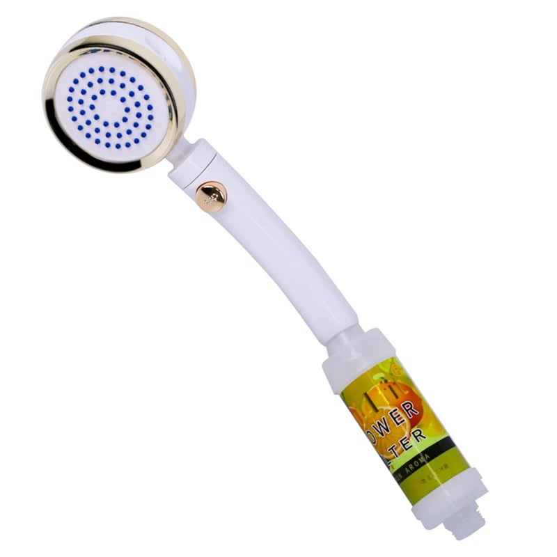 WaterCharm WaterCharm Shower Infuser Vitamin C Shower Head Filter Chlorine Fluoride Shower Filter Water Purifying Filtered Shower Head with Beads Mint Green - Image 4