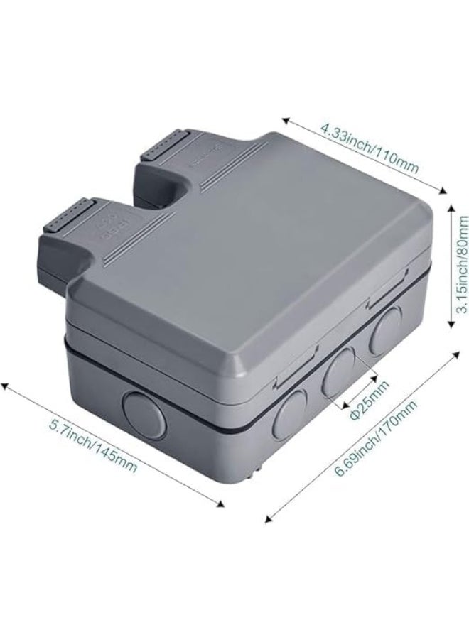 melfi Melfi Launches IP66 Rated Waterproof Outdoor Sockets for Ultimate Rainproof Wall Electrical Outlets (DOUBLE)  - Image 2