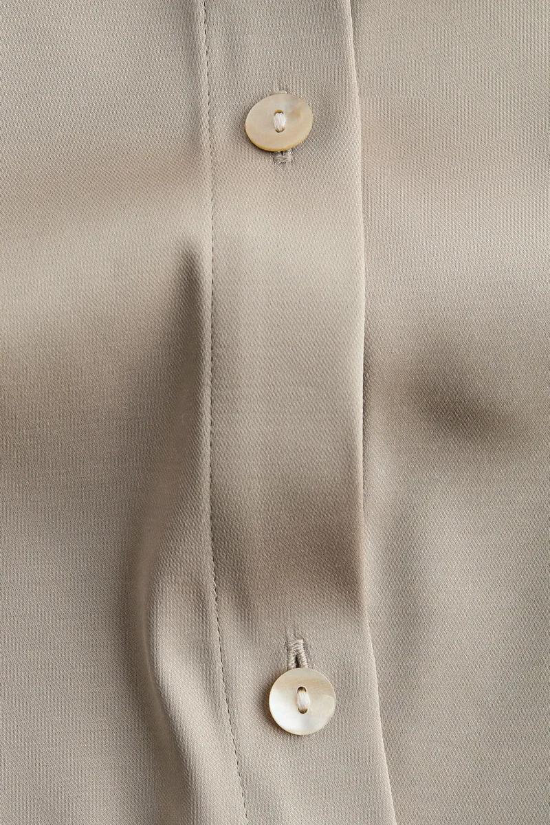 H&M Fitted twill shirt