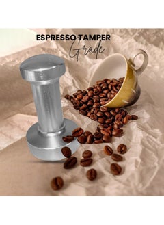 Rattleware Rattleware Premium Aluminum Espresso Tamper (53 mm) - Ideal for Baristas & Coffee Lovers - Sleek Material & Design - Ultimate Tamping Precision & Consistency  - Image 5