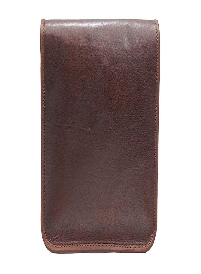 ZXC Pure Genuine Brown Leather Sling Bag-11 Inch - Image 3