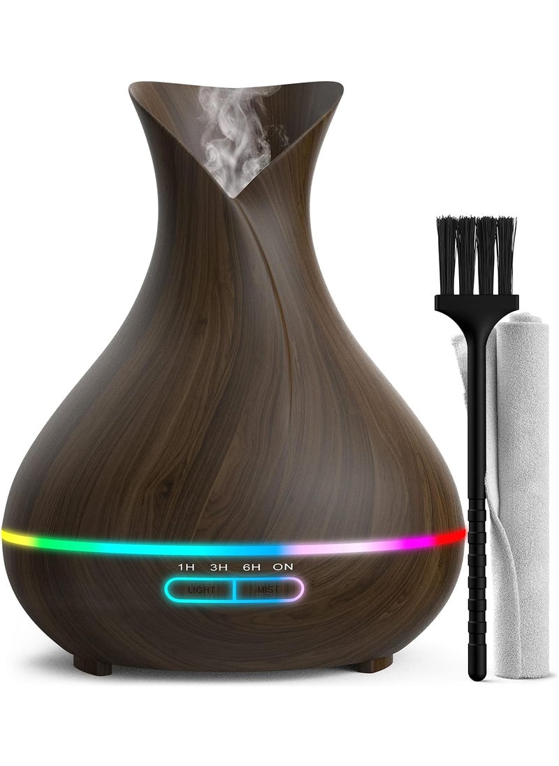 Everlasting Comfort - Everlasting Comfort Essential Oil Diffuser (400ml) - Aromatherapy Diffuser for Large Room, Home Scent Diffuser with 7 LED Colors, Quiet Operation, Auto Shut-Off, and 13-Hour Runtime - Image 1