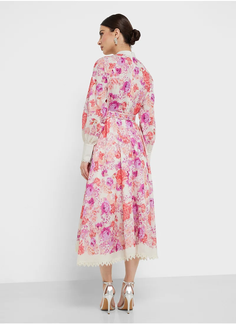 Khizana Floral Print Dress