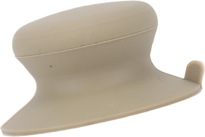 Universal Silicone Pot Lid Knob Cover Handle Anti Scald Easy Grip Khaki - Image 1