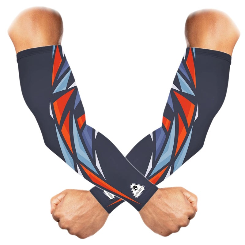 SUBHUSHA Arm Sleeve Unisex Sports Compression Sun Protection UV UPF 50 Cooling Sleeve Tattoo Cover Up Men & Women Cycling Cricket Biking Riding Golf Football Basketball & Running DP13 - Image 1