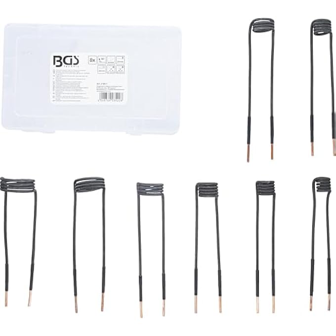 2169-1 INDUCTION COIL SET FOR INDUCTION HEATER 90 ANGLED FOR ITEM 2169, 3390, 3391, 8 PIECES - Image 3