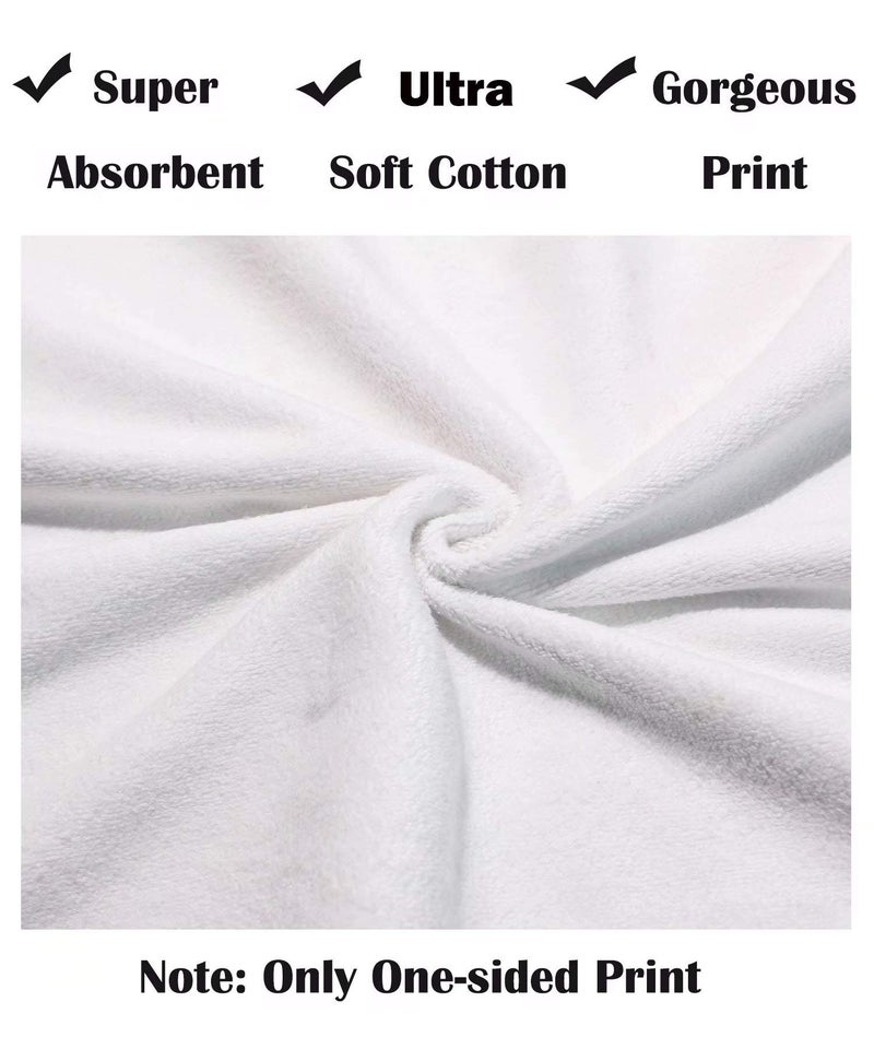 Pfrewn Winter Snowman Bird Tree Snow Hand Towels 16x30 in Bathroom Towel, Christmas X-mas Small Bath Towel for Hand,Face,Gym and Spa Bathroom Decor Gifts - Image 4