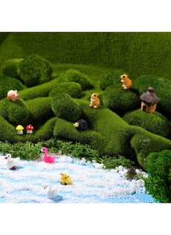 Chuangdi Artificial Moss Rock Assorted Sized Decorative Faux Green Stones Green Moss Balls With 20 Gram Preserved Green Moss For Floral Arrangements And Cra Feet Ing Gardens 20 Pieces  - Image 4