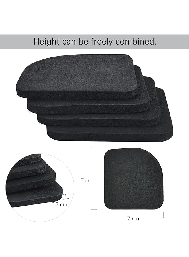 erorex Shock Absorbing Washer Pads Anti Vibration Washer Mat Non Skid Protector Mat Eva Rubber Mats Protect Floor Prevent Noise For Washing Machine Dryers Refrigerator Furniture Sofa Table Leg 8 Pcs - Image 5