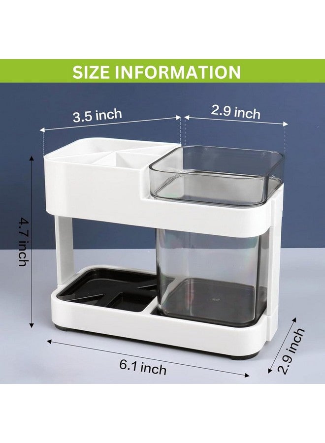 Boniry Toothbrush Holders for Bathroom - Durable and Sturdy Brush Holder, Multipurpose Brush Holder for Bathroom Wall - Perfect for Home Use (1 Cup Holder) - Image 2